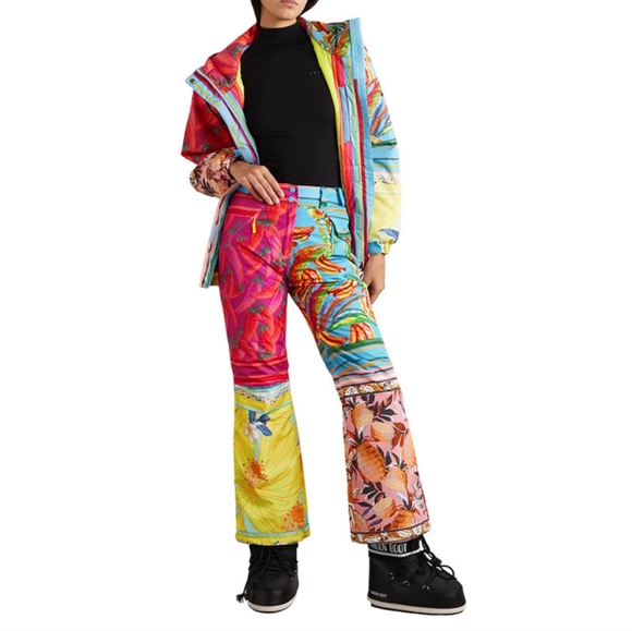 NWT FARM Rio Mixed Scarves Ski Jacket & Pants - Picture 2 of 9